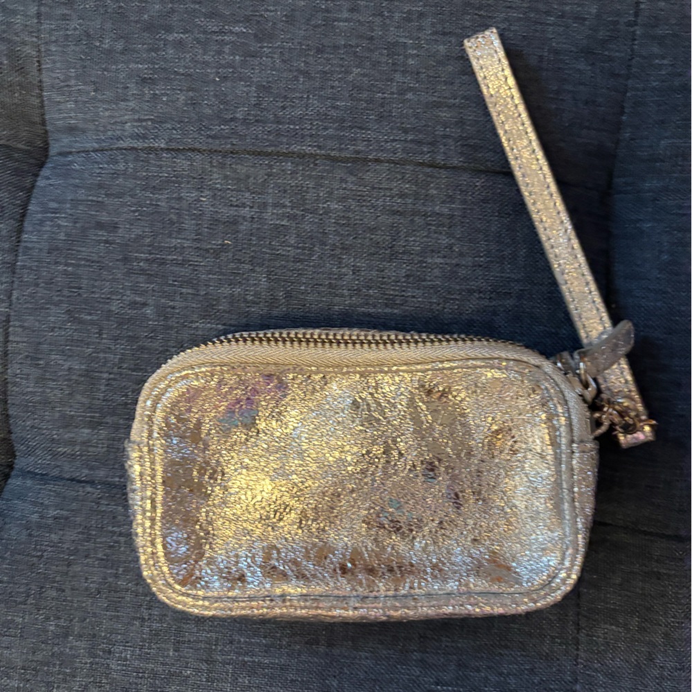 My Flat in London Silver Clutch with Jeweled Bow Accent - Picture 5 of 16